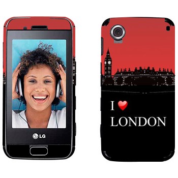   «I love London»   LG GT400 Viewty Smile