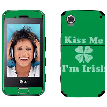   «Kiss me - I'm Irish»   LG GT400 Viewty Smile