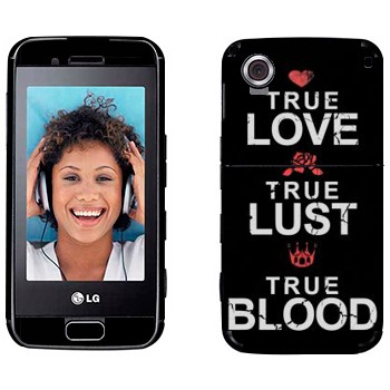   «True Love - True Lust - True Blood»   LG GT400 Viewty Smile