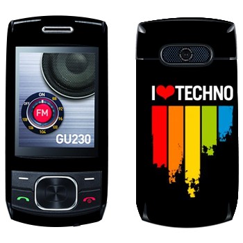   «I love techno»   LG GU230