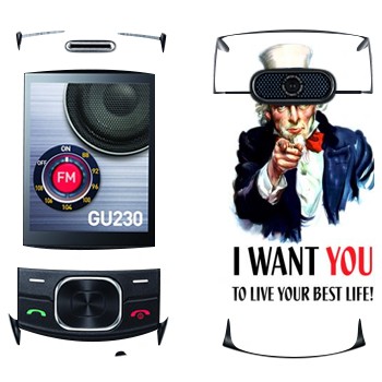   « : I want you!»   LG GU230