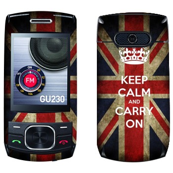   «Keep calm and carry on»   LG GU230