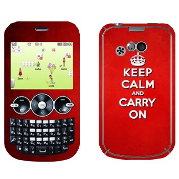   «Keep calm and carry on - »   LG GW300