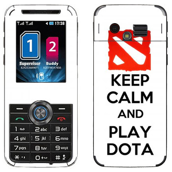   «Keep calm and Play DOTA»   LG GX200