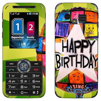   «  Happy birthday»   LG GX200
