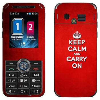   «Keep calm and carry on - »   LG GX200