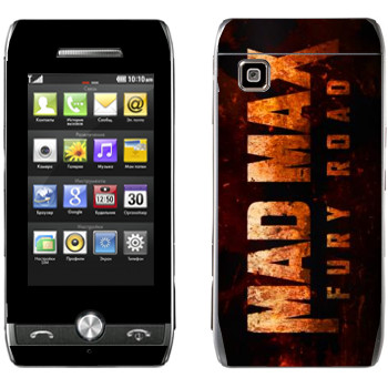   «Mad Max: Fury Road logo»   LG GX500
