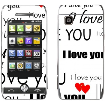   «I Love You -   »   LG GX500