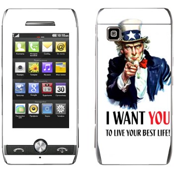   « : I want you!»   LG GX500
