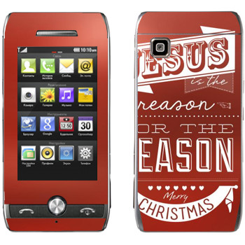   «Jesus is the reason for the season»   LG GX500