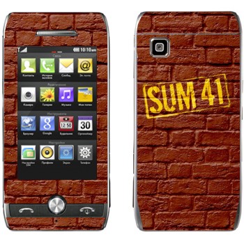   «- Sum 41»   LG GX500