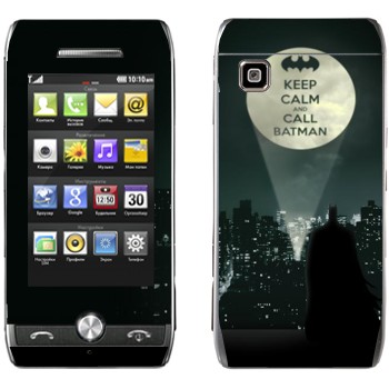   «Keep calm and call Batman»   LG GX500