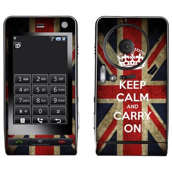   «Keep calm and carry on»   LG KE990 Viewty