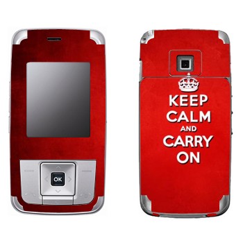   «Keep calm and carry on - »   LG KG290