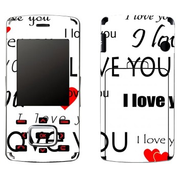   «I Love You -   »   LG KG800 Chocolate