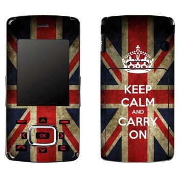   «Keep calm and carry on»   LG KG800 Chocolate
