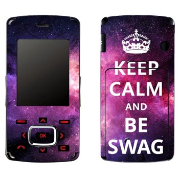   «Keep Calm and be SWAG»   LG KG800 Chocolate