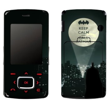  «Keep calm and call Batman»   LG KG800 Chocolate