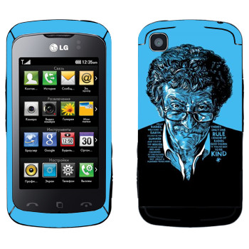   «Kurt Vonnegut : Got to be kind»   LG KM555 Clubby