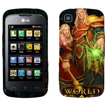   «Blood Elves  - World of Warcraft»   LG KM555 Clubby