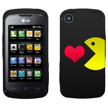   «I love Pacman»   LG KM555 Clubby