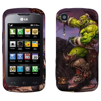   «  - World of Warcraft»   LG KM555 Clubby