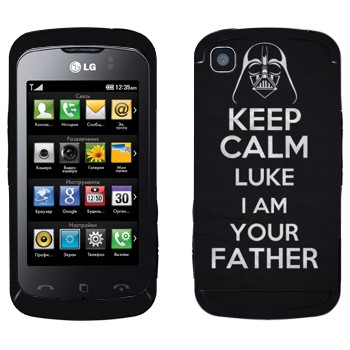   «Keep Calm Luke I am you father»   LG KM555 Clubby
