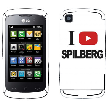   «I love Spilberg»   LG KM555 Clubby