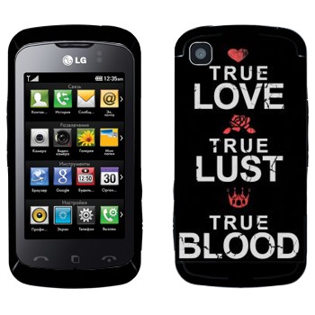   «True Love - True Lust - True Blood»   LG KM555 Clubby