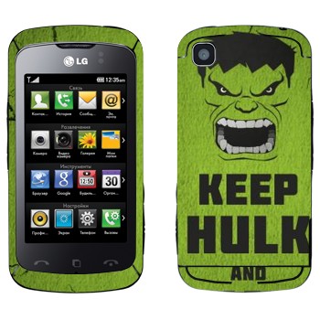   «Keep Hulk and»   LG KM555 Clubby