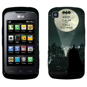   «Keep calm and call Batman»   LG KM555 Clubby