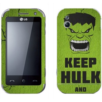   «Keep Hulk and»   LG KM900 Arena