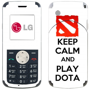   «Keep calm and Play DOTA»   LG KP105