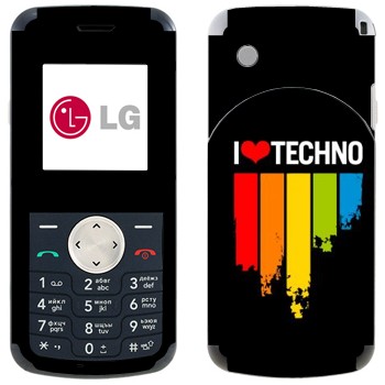   «I love techno»   LG KP105