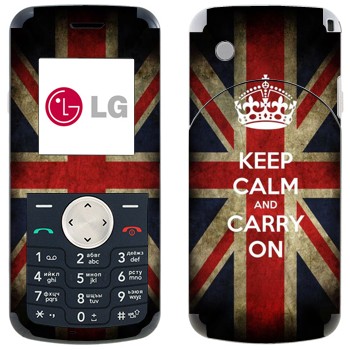   «Keep calm and carry on»   LG KP105