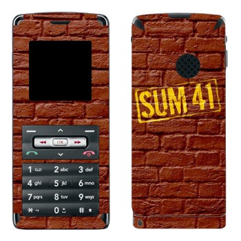   «- Sum 41»   LG KP110