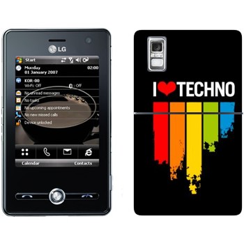   «I love techno»   LG KS20