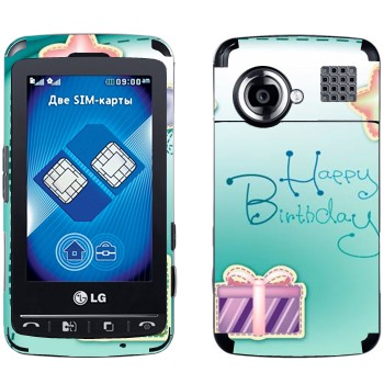   «Happy birthday»   LG KS660