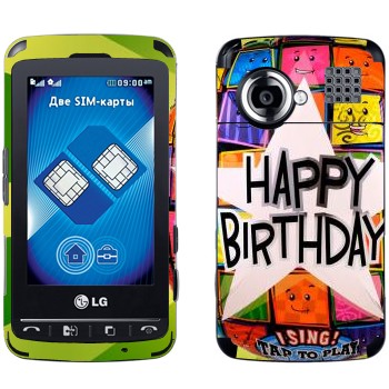   «  Happy birthday»   LG KS660