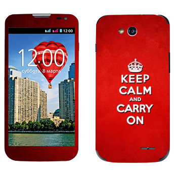   «Keep calm and carry on - »   LG L90