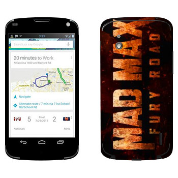   «Mad Max: Fury Road logo»   LG Nexus 4
