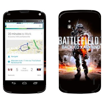   «Battlefield: Back to Karkand»   LG Nexus 4