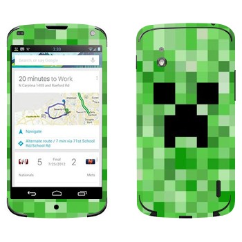   «Creeper face - Minecraft»   LG Nexus 4