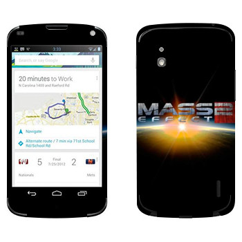   «Mass effect »   LG Nexus 4