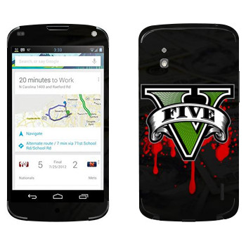   «GTA 5 - logo blood»   LG Nexus 4