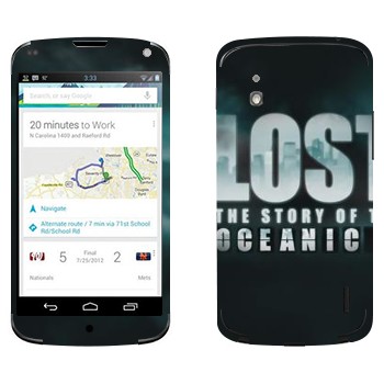   «Lost : The Story of the Oceanic»   LG Nexus 4