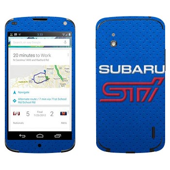   « Subaru STI»   LG Nexus 4