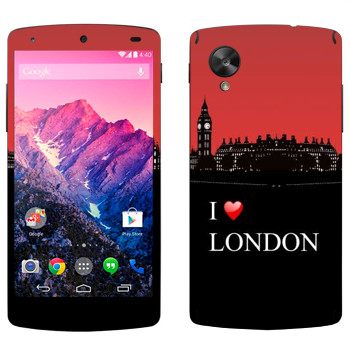   «I love London»   LG Nexus 5