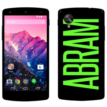   «Abram»   LG Nexus 5