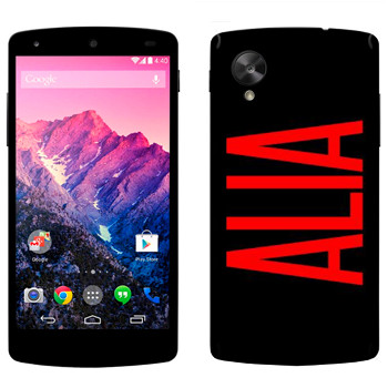   «Alia»   LG Nexus 5